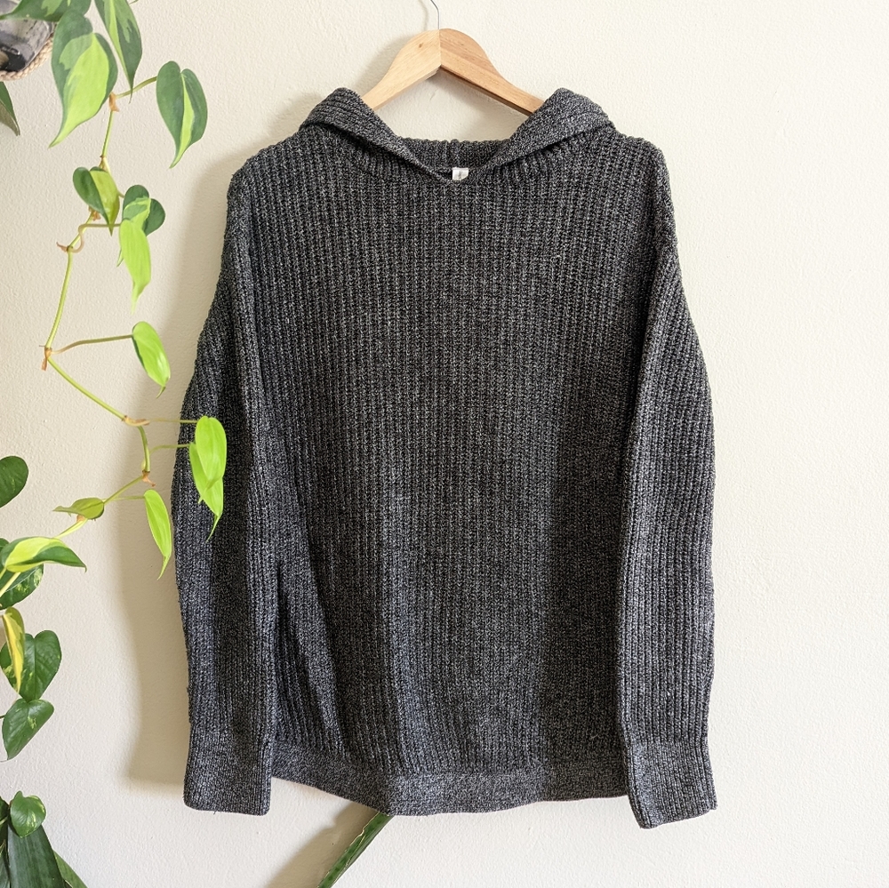 GAP | Body | Chunky Thick Knit Hooded Sweatshirt